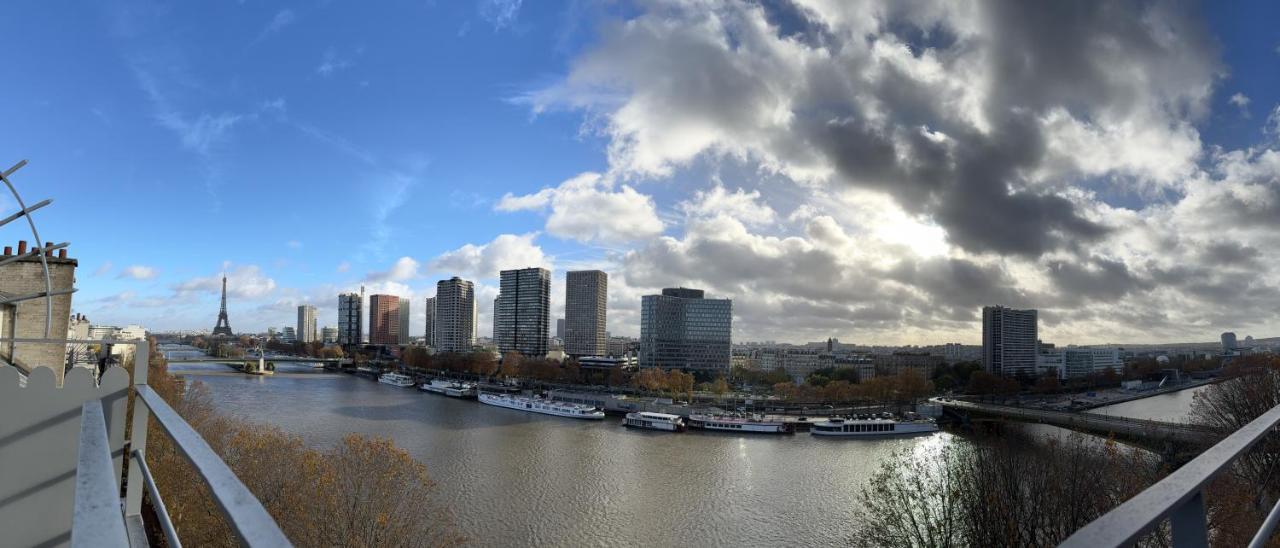 Appartement Vue Tour Eiffel Paris 16 Eme מראה חיצוני תמונה