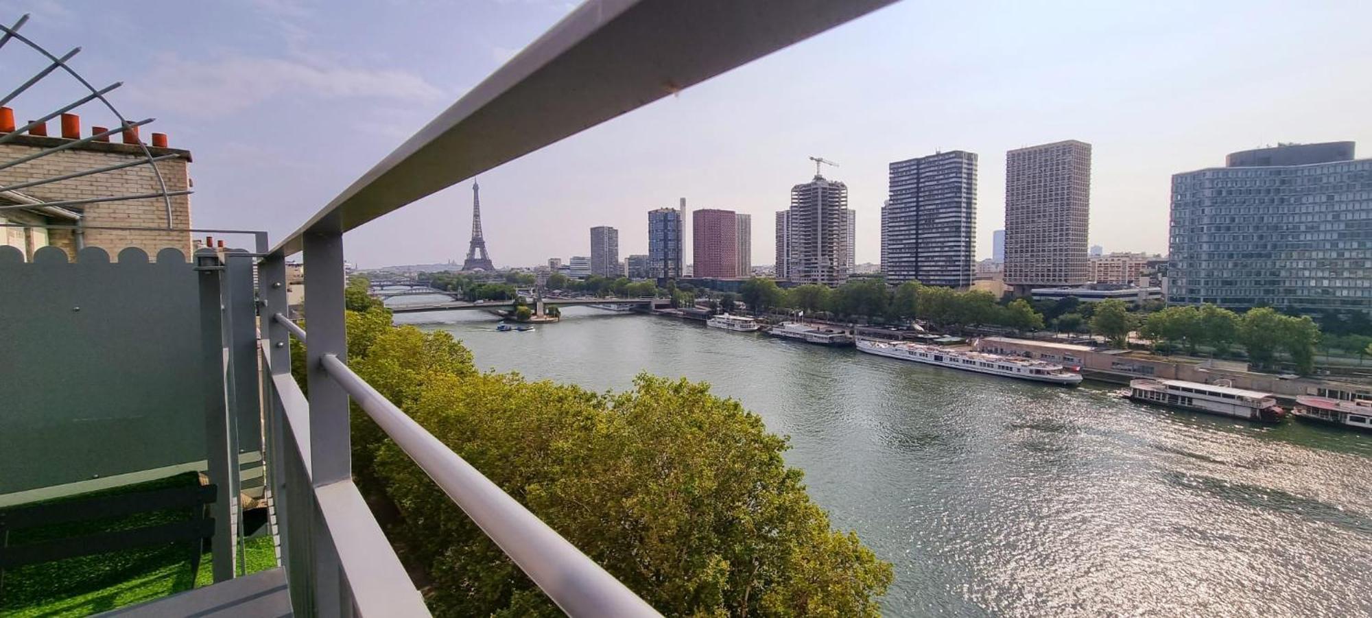 Appartement Vue Tour Eiffel Paris 16 Eme מראה חיצוני תמונה